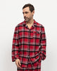 Louis Mens Brushed Check Pyjama Top