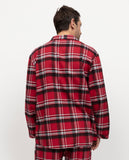 Louis Mens Brushed Check Pyjama Top