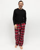 Louis  Mens Brushed Check Pyjama Bottoms