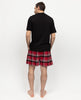 Louis  Mens Brushed Check Shorts