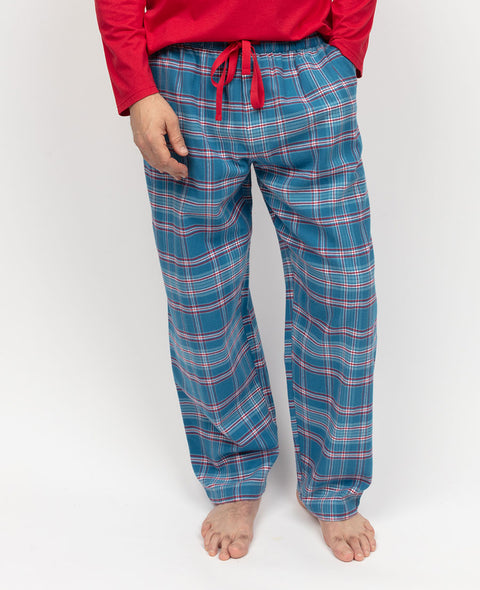 Montana Pantalon de pyjama à carreaux brossés pour homme