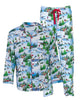 Montana Mens Winterscape Printed Jersey Pyjama Set