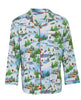 Montana Haut de pyjama en jersey imprimé Winterscape pour homme