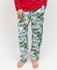 Montana Herren-Pyjamahose aus Jersey mit Winterscape-Print