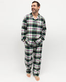 Forrest Pyjama-Set für Herren, gebürstetes Karomuster