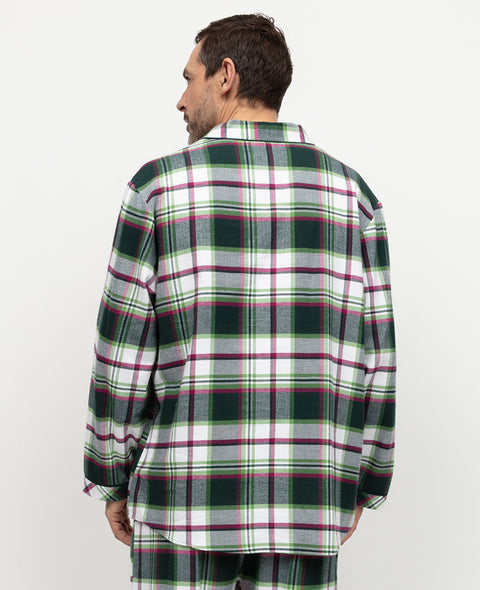 Forrest Mens Brushed Check Pyjama Top