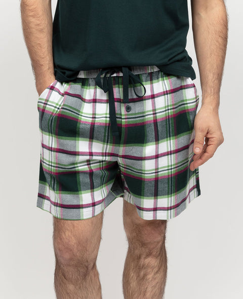 Forrest Short à carreaux brossé pour homme