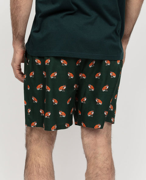 Forrest Mens Fox Print Shorts