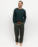 Forrest Mens Jersey T-shirt and Fox Print Pyjama Set