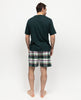 Forrest Mens Jersey T-shirt and Brushed Check Shorty Set