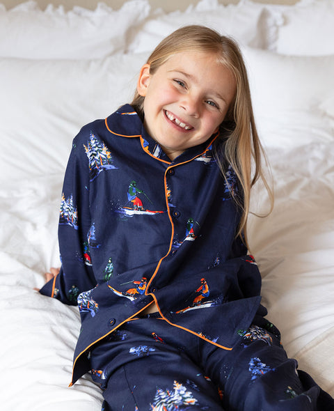 Alpes Kids Unisex Ski Print Pyjama Set