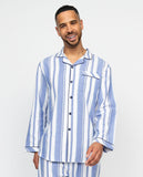 Alpes Mens Stripe Pyjama Top