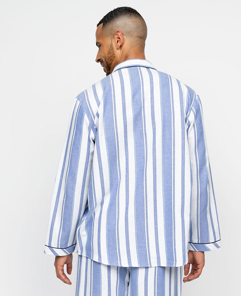 Alpes Mens Stripe Pyjama Top