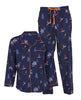 Alpes Mens Ski Print Pyjama Set