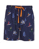 Alpes Mens Ski Print Shorts