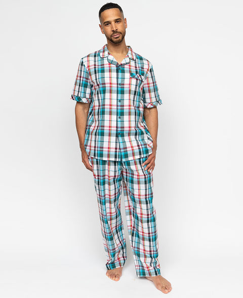 Ensemble de pyjama à carreaux pour hommes Theo