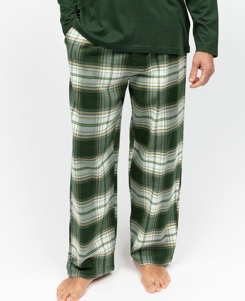 Fern Mens Brushed Check Pyjama Bottoms