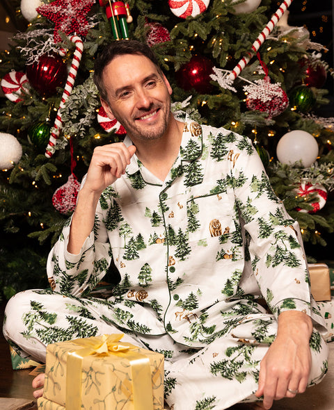 Fern Mens Alpine Print Pyjama Set