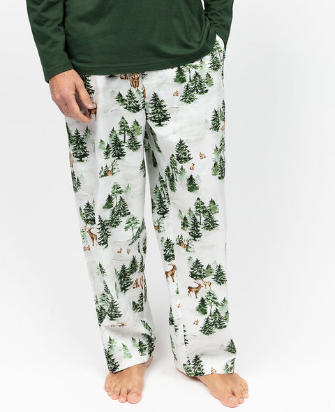 Fern Mens Alpine Print Pyjama Bottoms