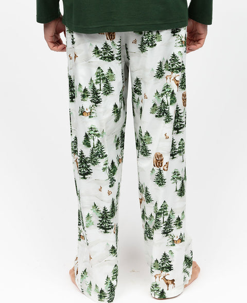 Fern Mens Alpine Print Pyjama Bottoms