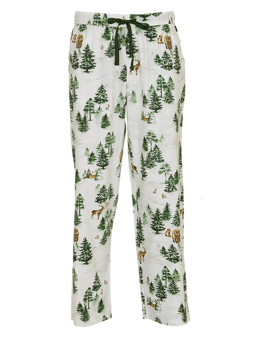 Fern Mens Alpine Print Pyjama Bottoms
