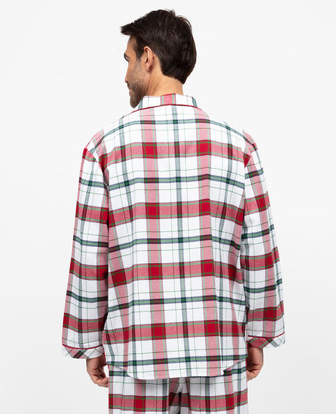 Blaze Mens Brushed Check Pyjama Top