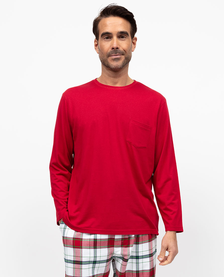Blaze Mens Red Jersey T-shirt