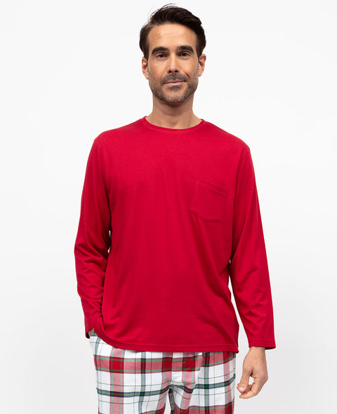 Blaze Mens Red Jersey T-shirt