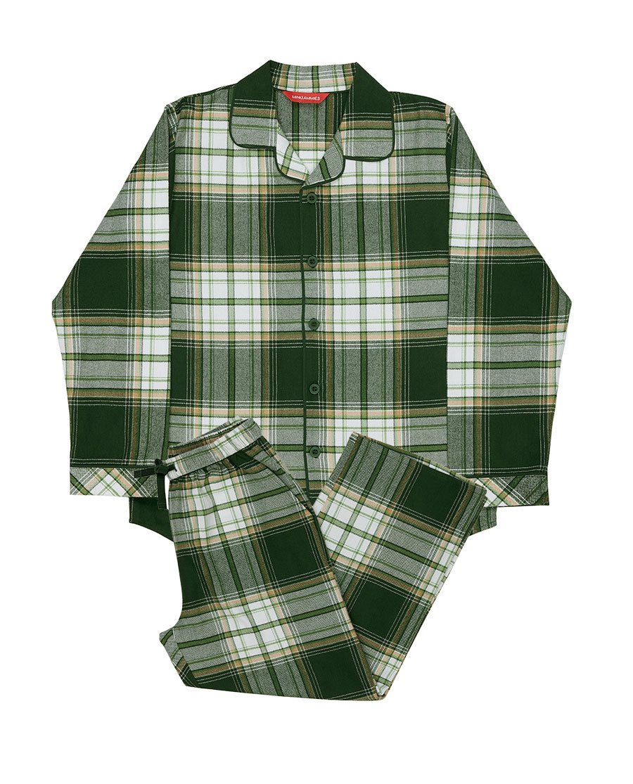 Ensemble de pyjama unisexe à carreaux brossés Fern Kids