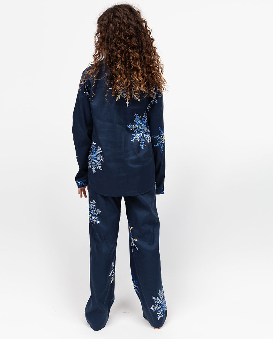 Frosty Kids Unisex Snowflake Print Pyjama Set