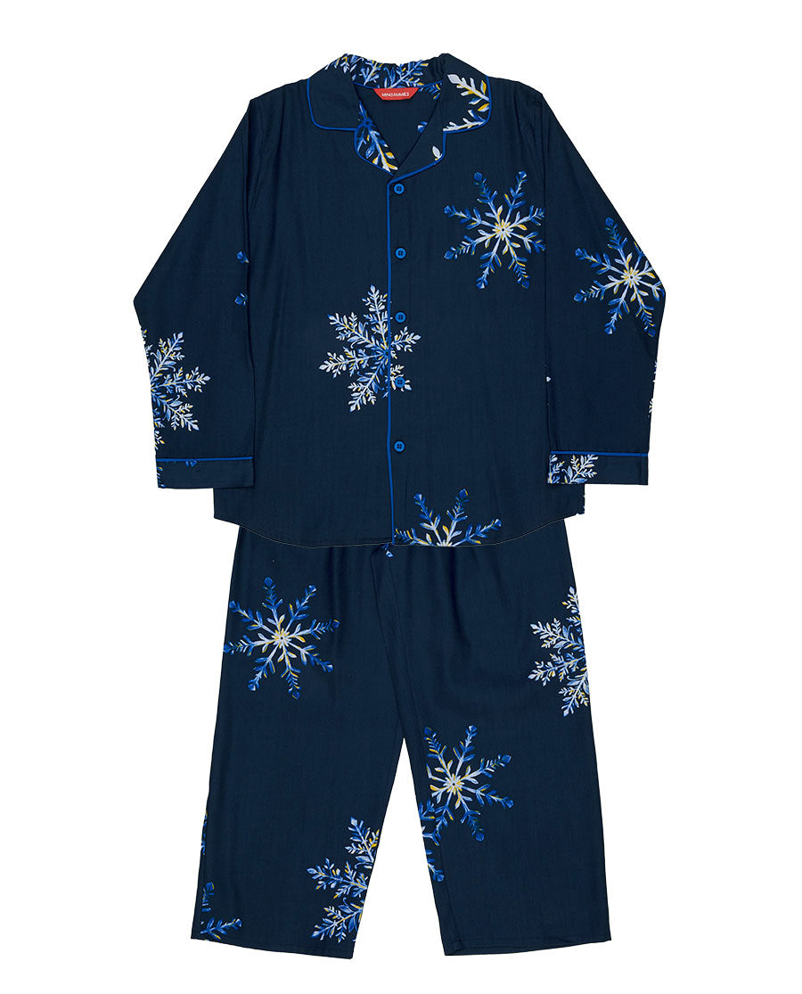 Frosty Kids Unisex Snowflake Print Pyjama Set