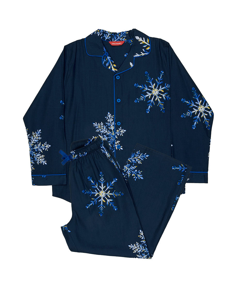 Frosty Kids Unisex Snowflake Print Pyjama Set