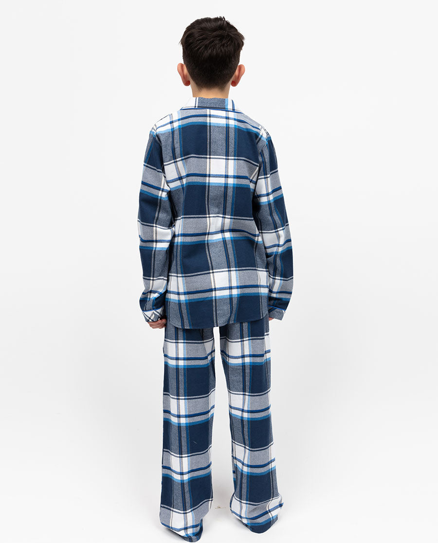 Frosty Kids Unisex Brushed Check Pyjama Set