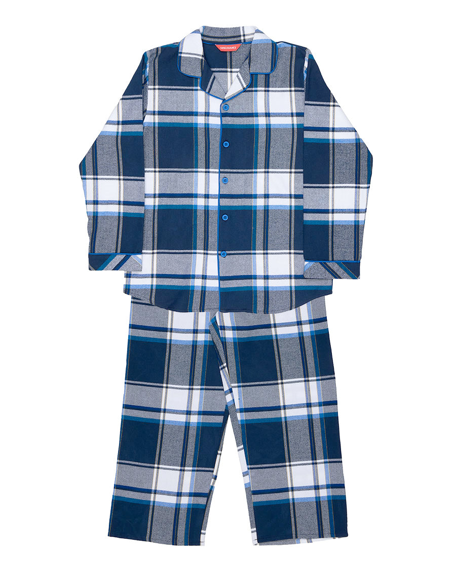 Frosty Kids Unisex Brushed Check Pyjama Set