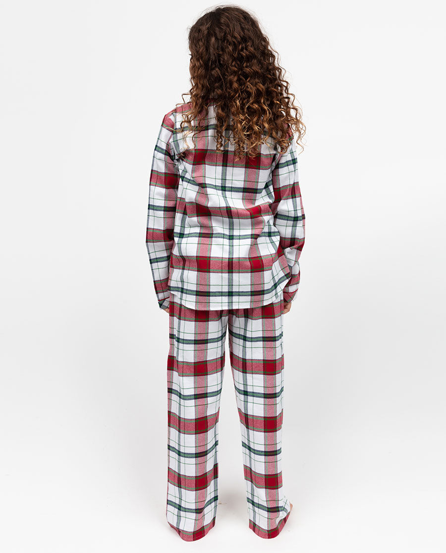Blaze Kids Unisex Brushed Check Pyjama Set