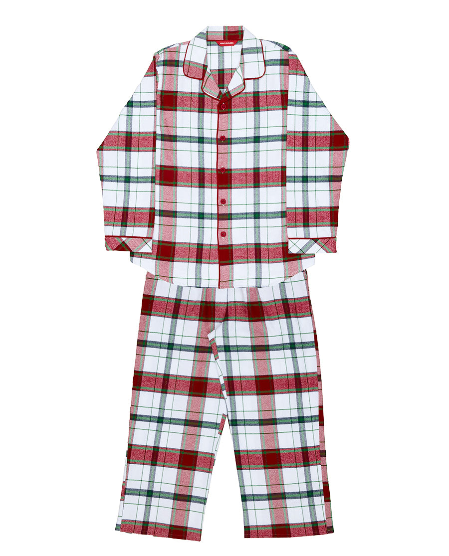 Blaze Kids Unisex Brushed Check Pyjama Set