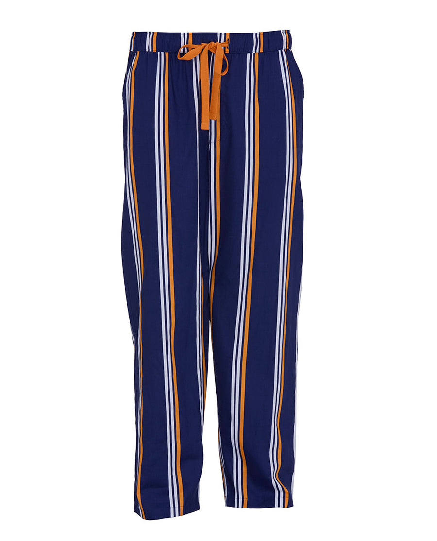Indigo Mens Printed Stripe Pyjama Bottoms
