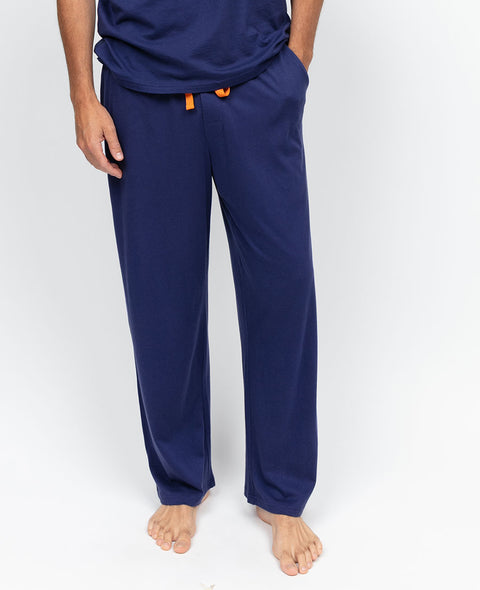 Indigo Mens Jersey Pyjama Bottoms