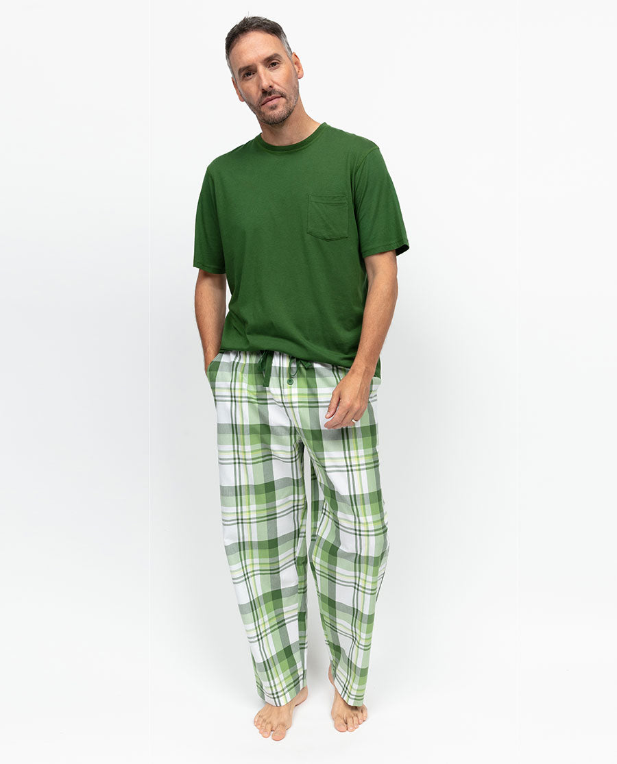 Charlie Mens Check Pyjama Bottoms