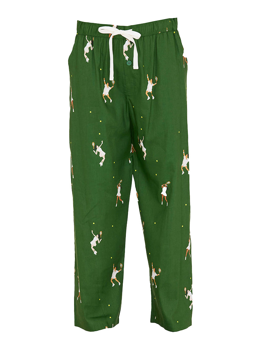 Charlie Mens Tennis Print Pyjama Bottoms