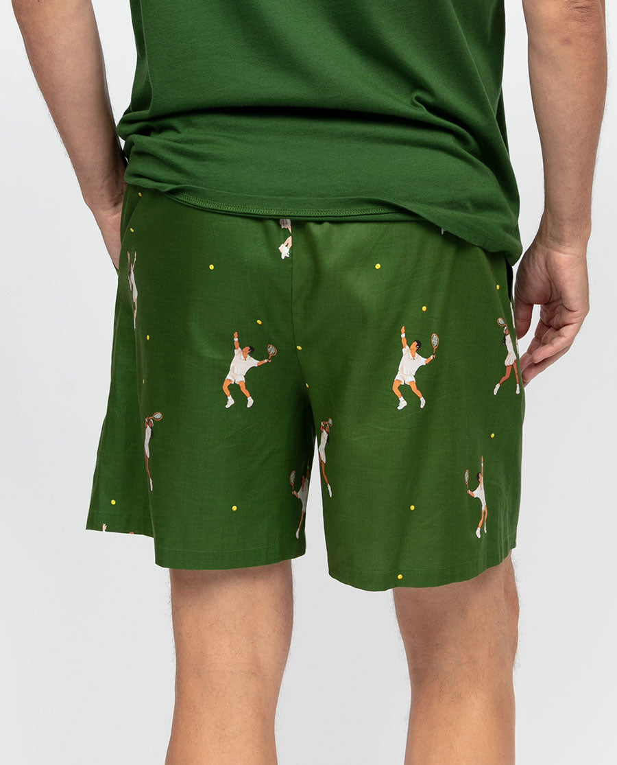 Charlie Mens Tennis Print Shorts