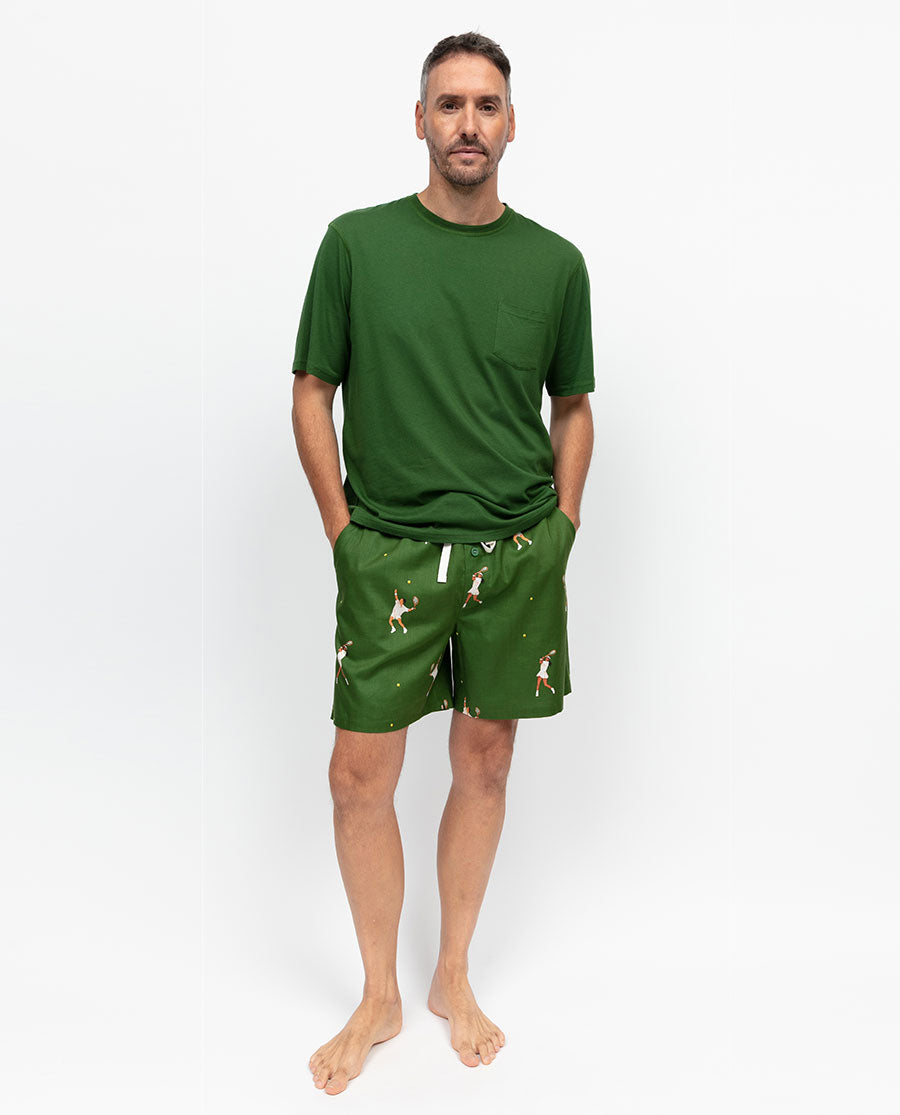 Charlie Mens Tennis Print Shorts
