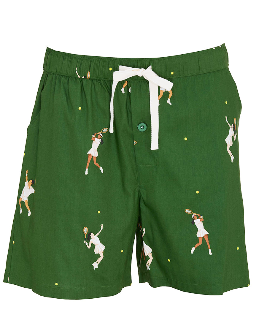 Charlie Mens Tennis Print Shorts