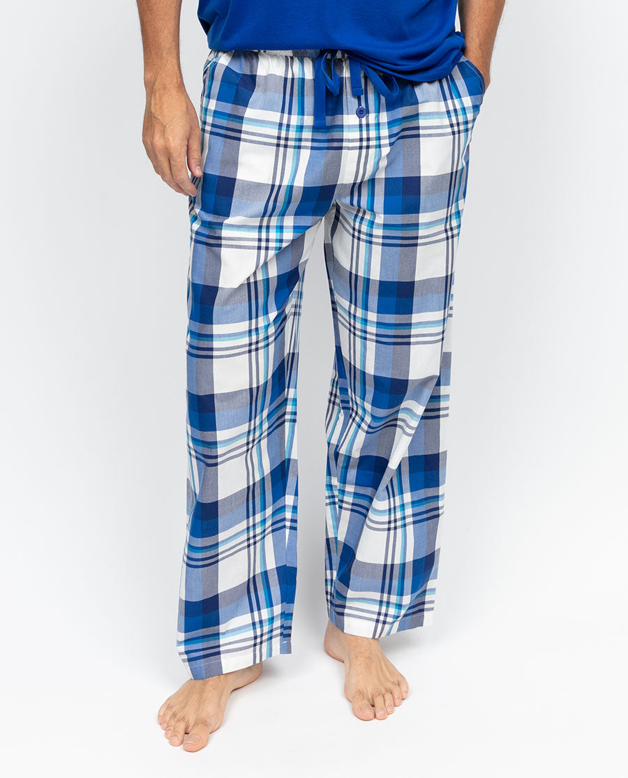 Ashley Mens Check Pyjama Bottoms