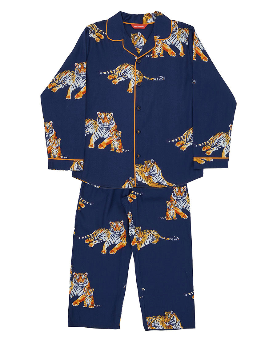 Indigo Kids Unisex Tiger Print Pyjama Set