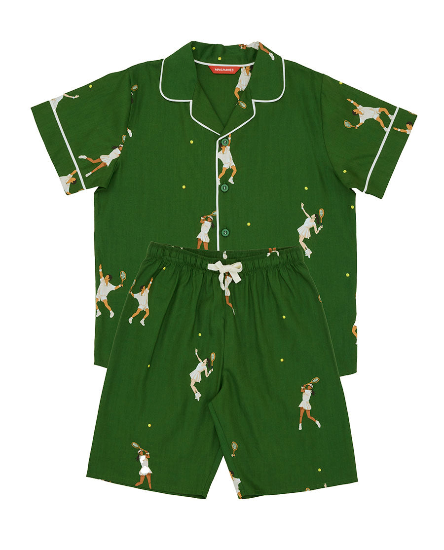 Charlie Boys Tennis Print Shorty Set