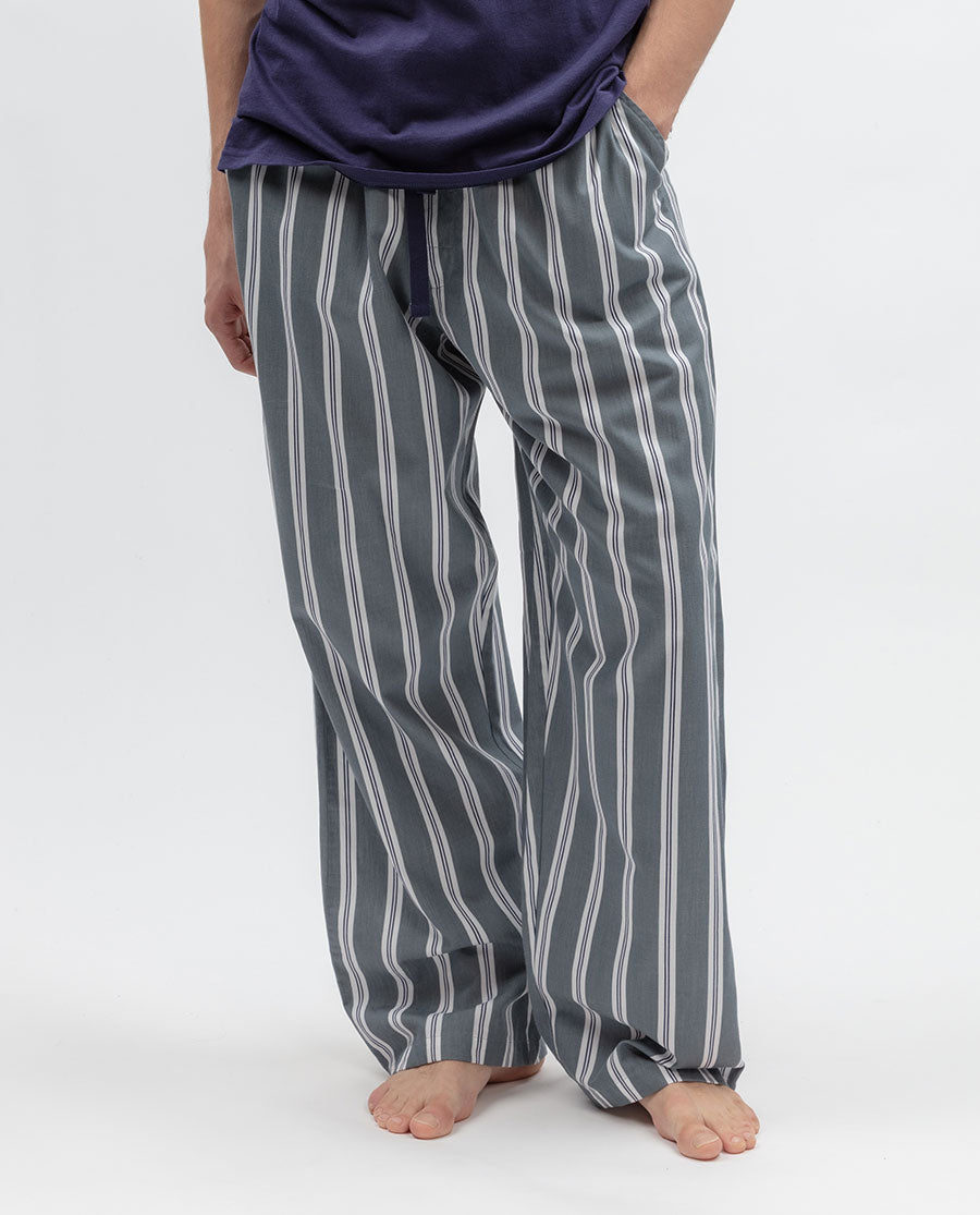 Striker Mens Stripe Pyjama Bottoms