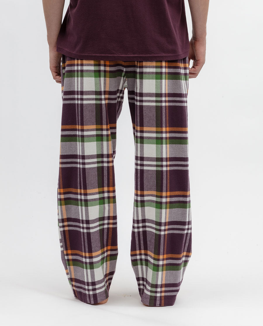 Wild Slumber Mens Lightly Brushed Check Pyjama Bottoms