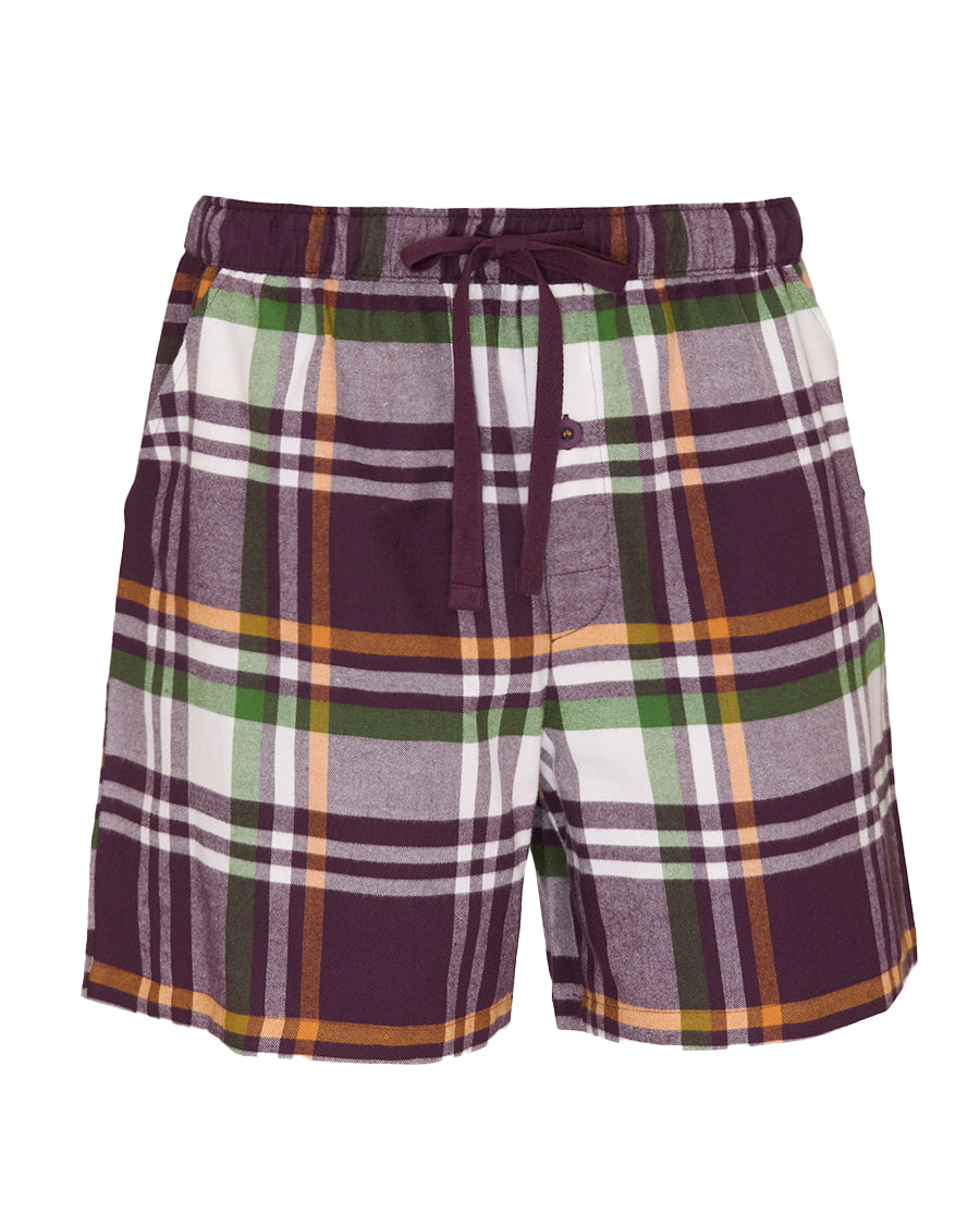 Wild Slumber Mens Lightly Brushed Check Shorts
