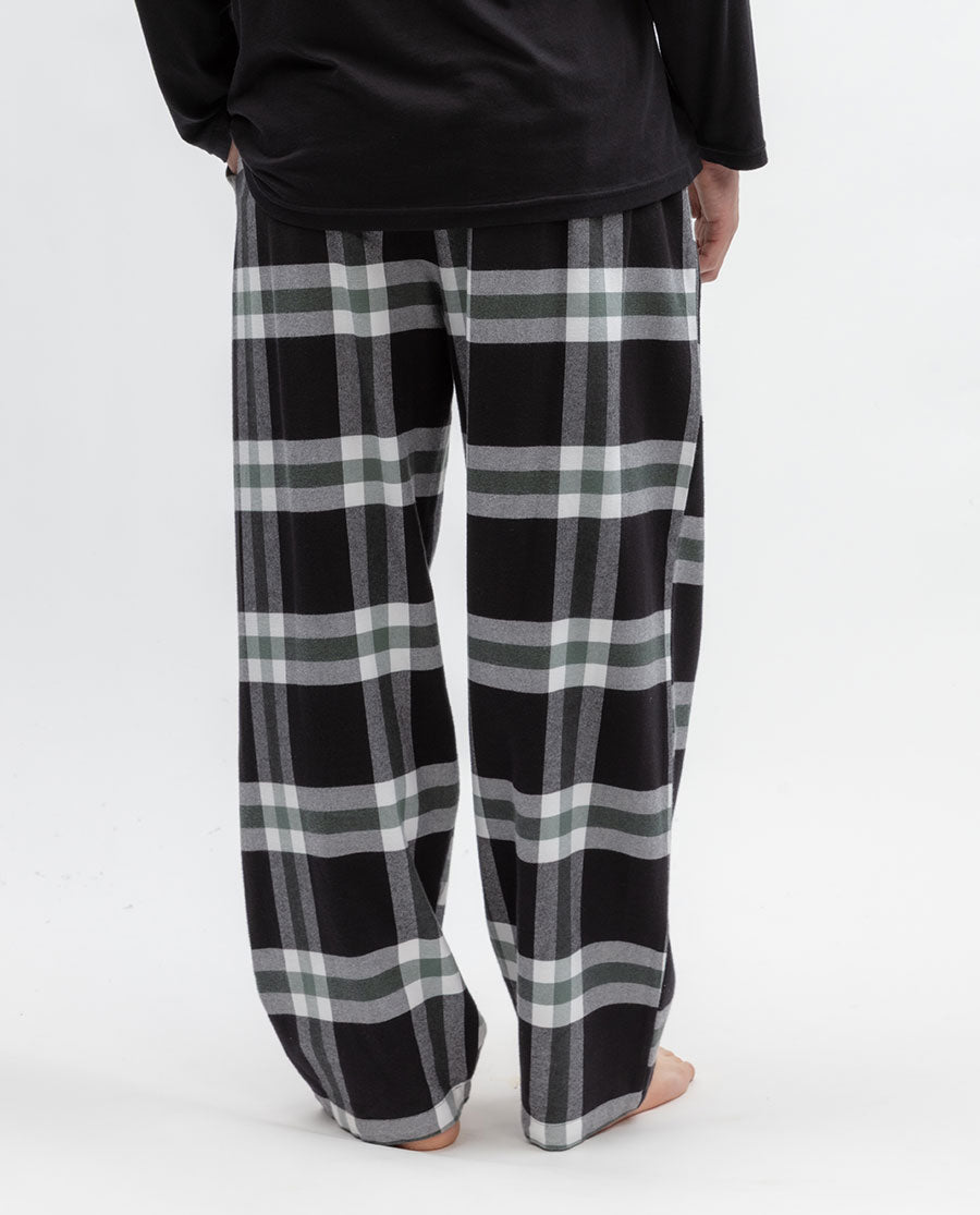 Mens Brushed Check Pyjama Bottoms
